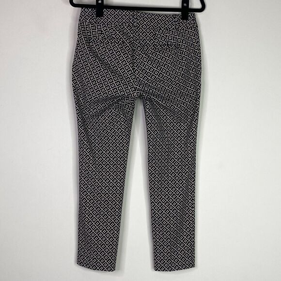 LOFTJulie Skinny Tiled Geometric Print Pant Women's Size 2 Petite - Picture 2 of 10